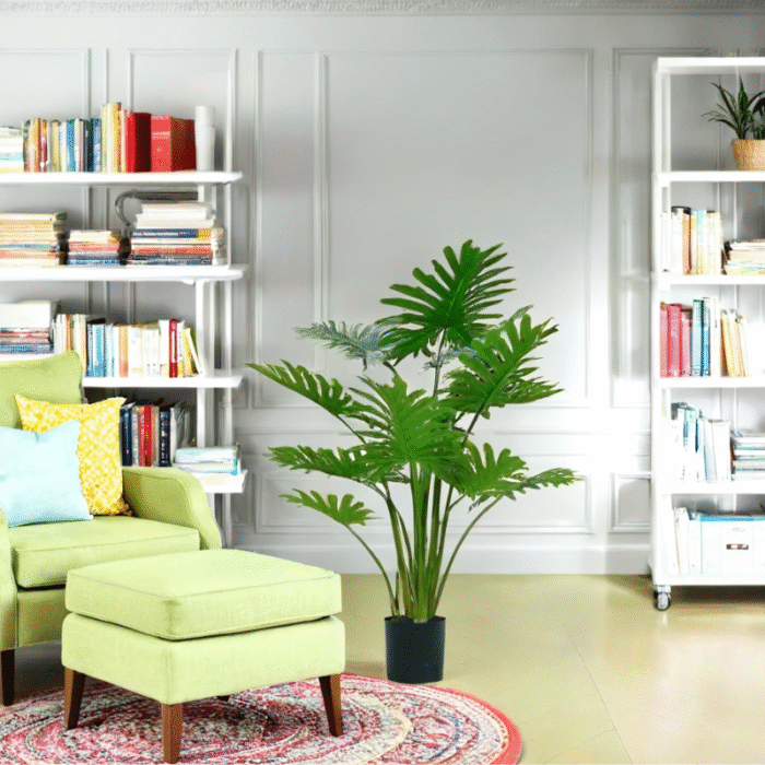 Artificial plant Philodendron bipinnate