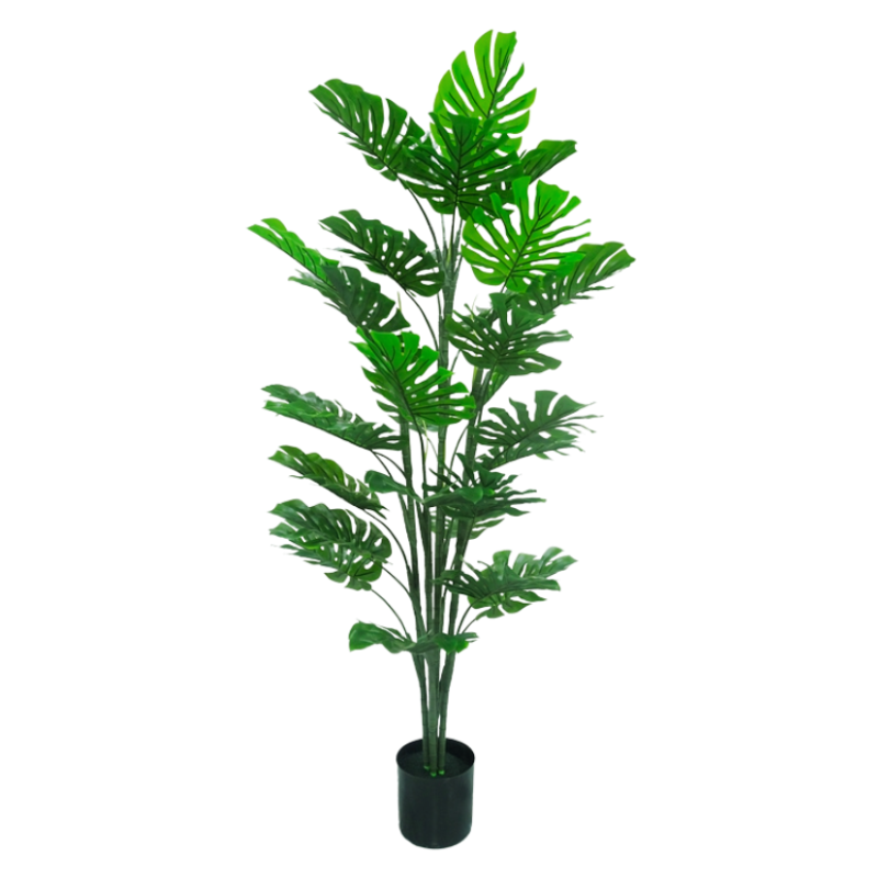 Растение искусственное дерево монстера мелколистная