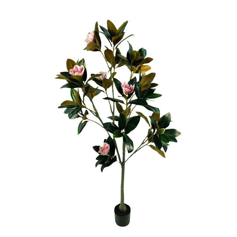 Растение искусственное дерево магнолии Юйлань крупноцветковая