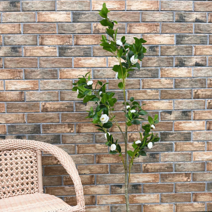 Artificial plant camellia japonica white
