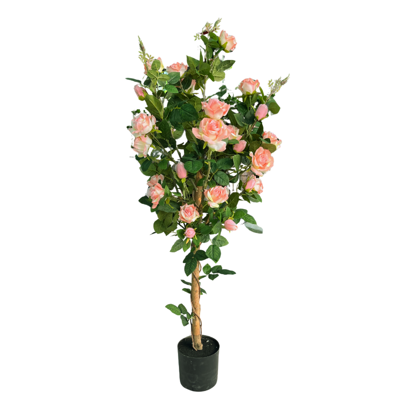 Растение искусственное дерево роза на штамбе