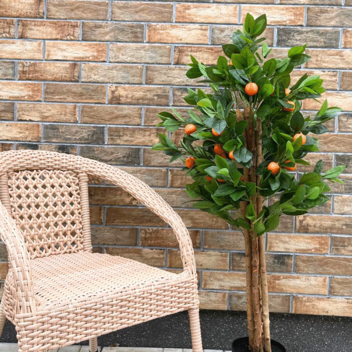 Artificial Mandarin Tree Plant with Fruits